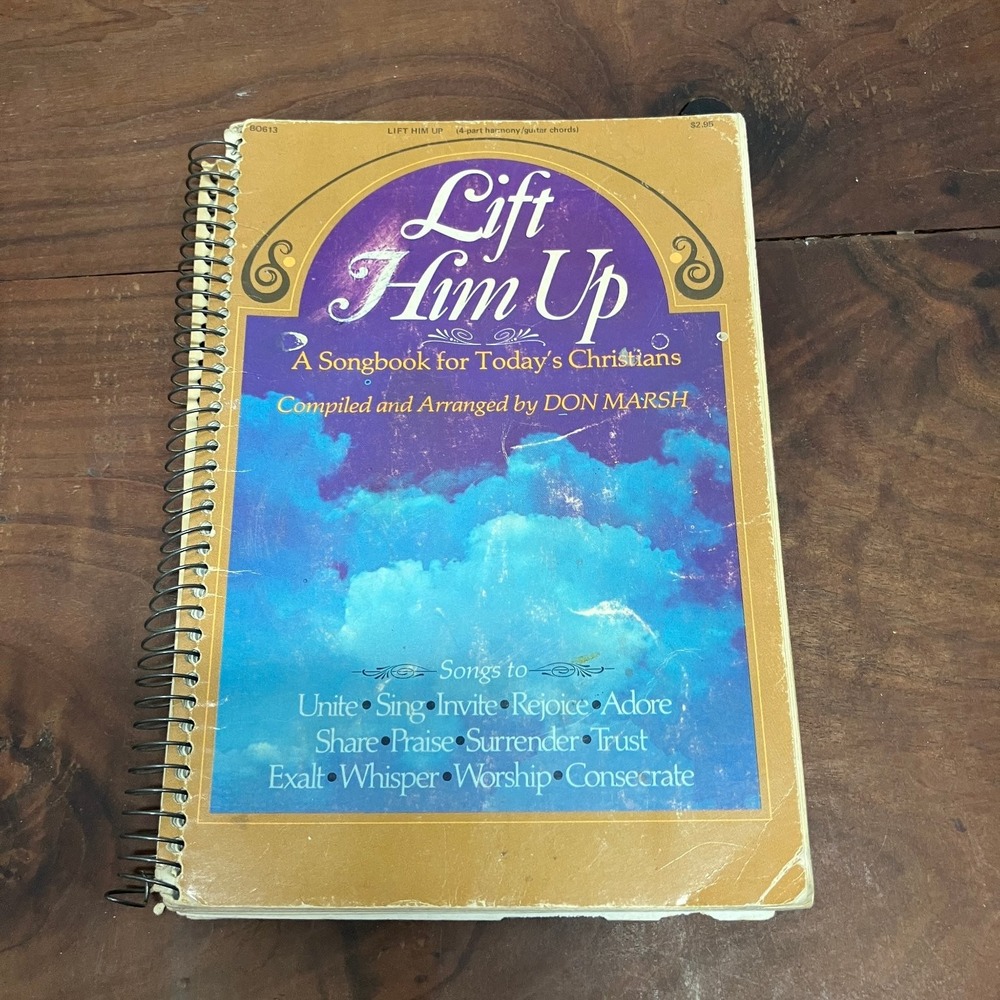 Lift Him Up Songbook Don Marsh 1977 Christian Music Chords Hymnal Benson Company